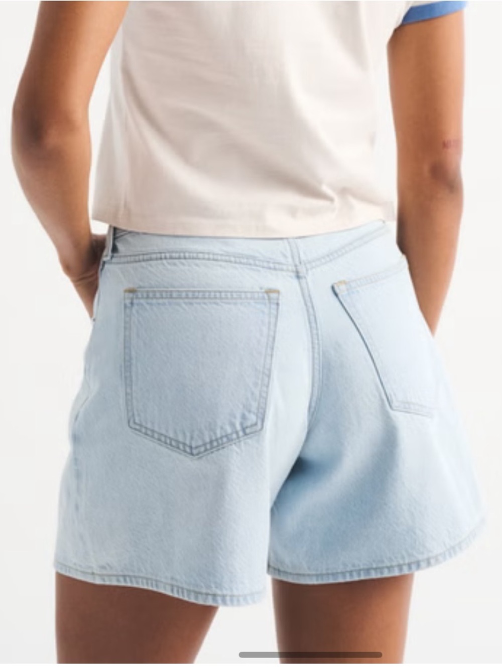 Abercrombie & Fitch Curve Love High Rise Loose Short - Picture 3 of 8